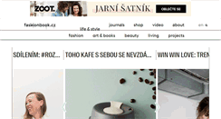 Desktop Screenshot of fashionbook.cz