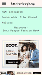 Mobile Screenshot of fashionbook.cz
